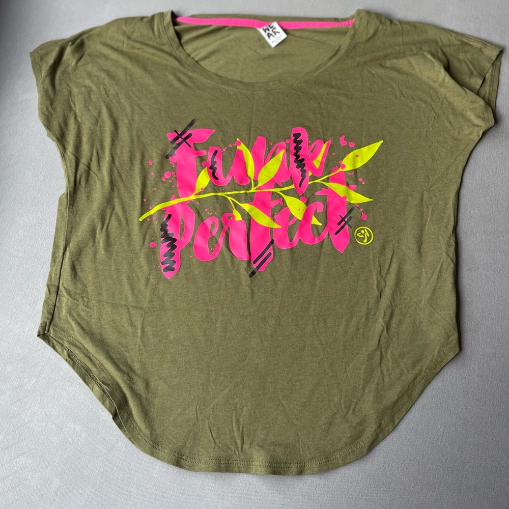Zumba Green Funk Perfect Top